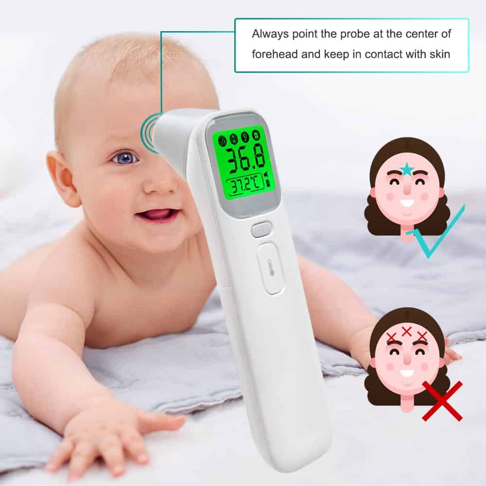 Termómetro infrarrojo Digital sin contacto Bebé / Adulto