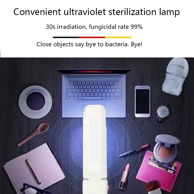 Lámpara esterilizador UV portátil para ropa y zapatos