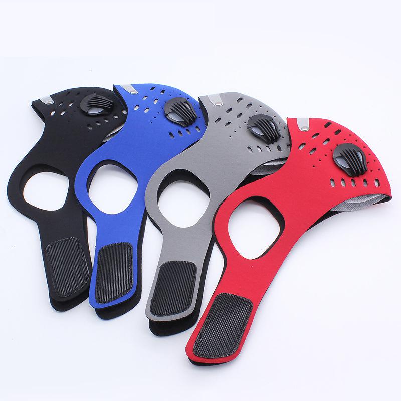 Mascarilla de ciclismo con válvula de respiración carbón activado PM2.5