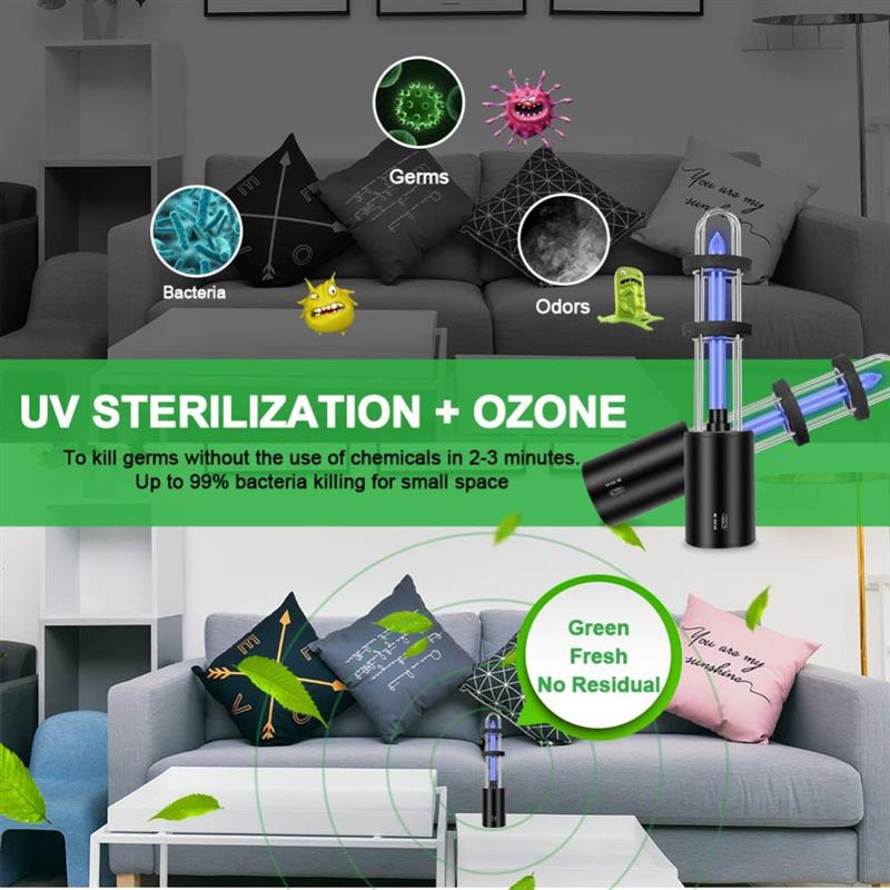 Luz ultravioleta para desinfectar desodorizante de ácaros y bacterias UV